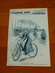 Ilustracja z tygodnika o modzie