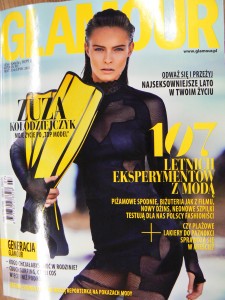 Okładka GLAMOUR, lipiec 2013