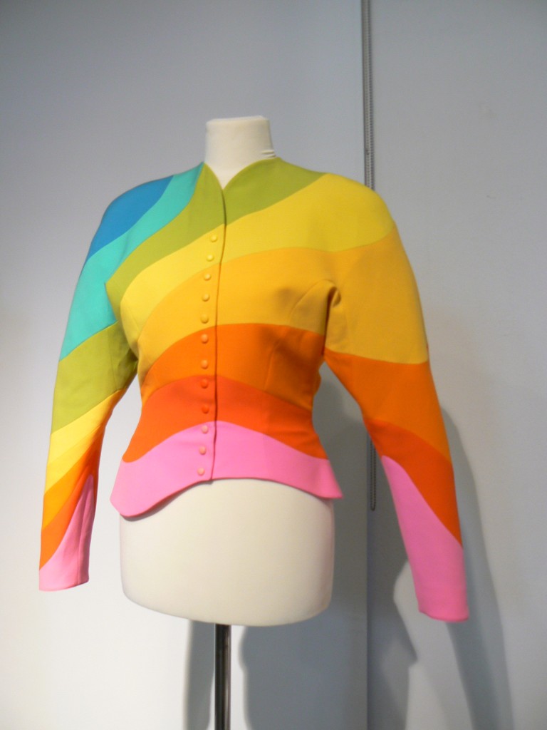 Therry Mugler, żakiet Rainbow, 1990