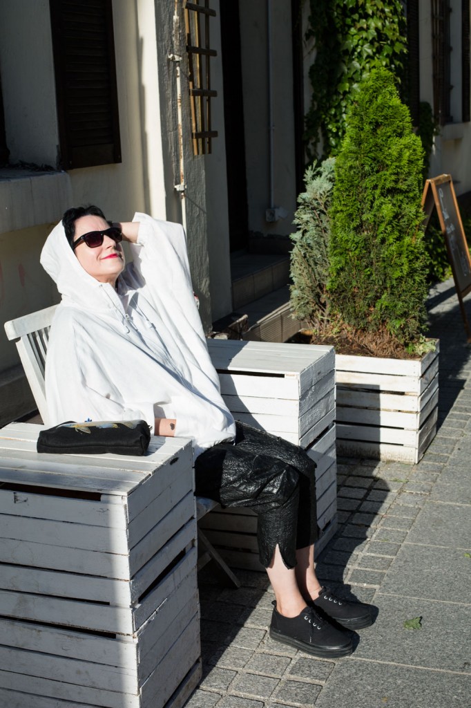 Lniana koszula/kurtka z kapturem Foto: Photopolka