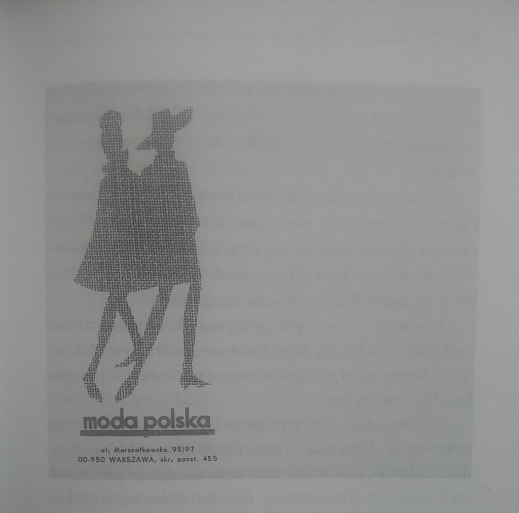 Rysunek Jerzego Antkowiaka na kopertach firmowych Mody Polskiej, w których wysyłano zaproszenia na pokazy - ilustracja z książki, s. 83. Źródło zdjęcia