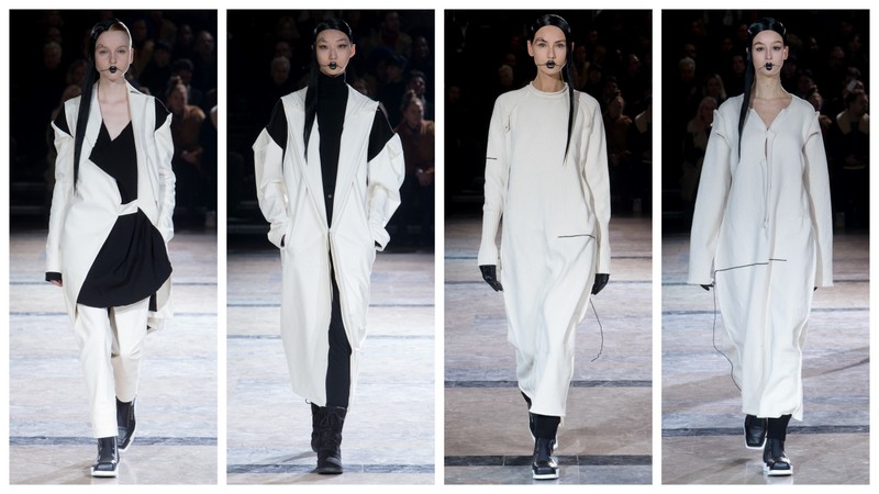 Yohji Yamamoto, fall 2016. Źródło zdjęć