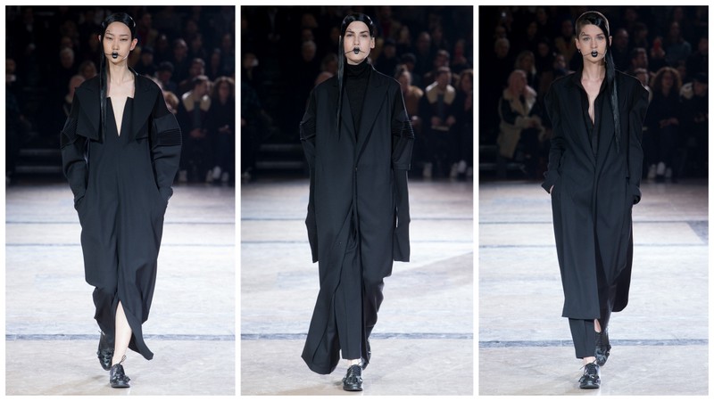 Yohji Yamamoto, fall 2016. Źródło zdjęcia