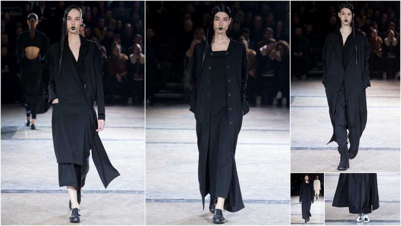 Yohji Yamamoto, fall 2016. Źródło zdjęć