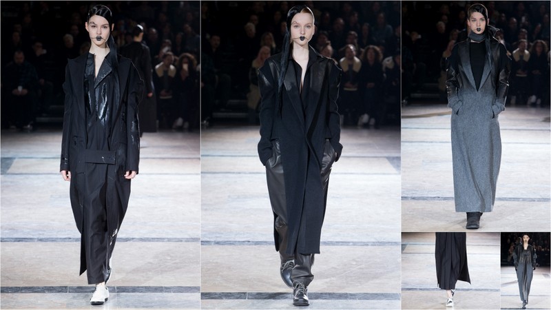 Yohji Yamamoto, fall 2016. Źródło zdjęć