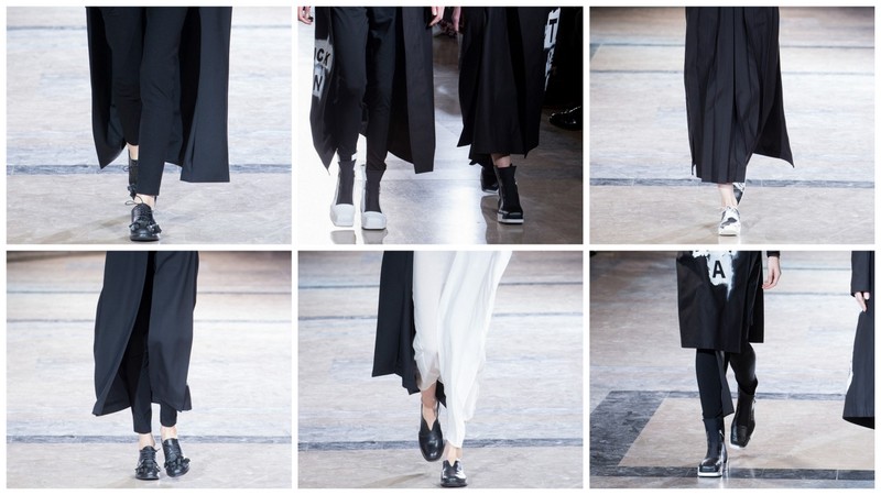 Yohji Yamamoto, fall 2016.  Źródło zdjęć