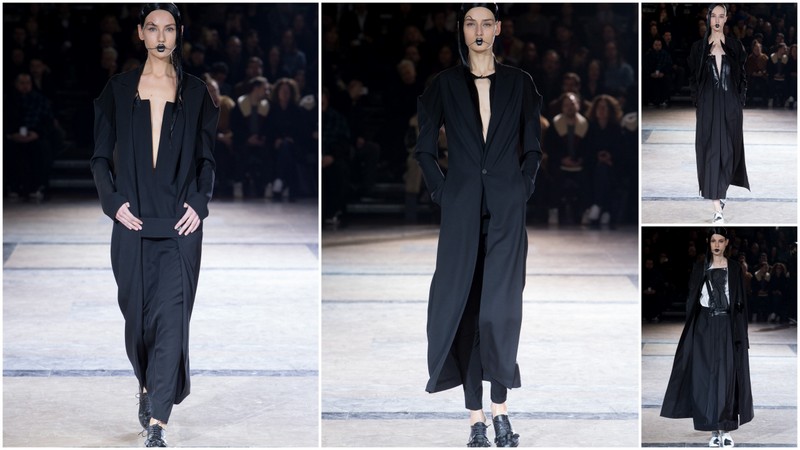 Yohji Yamamoto, fall 2016. Źródło zdjęć