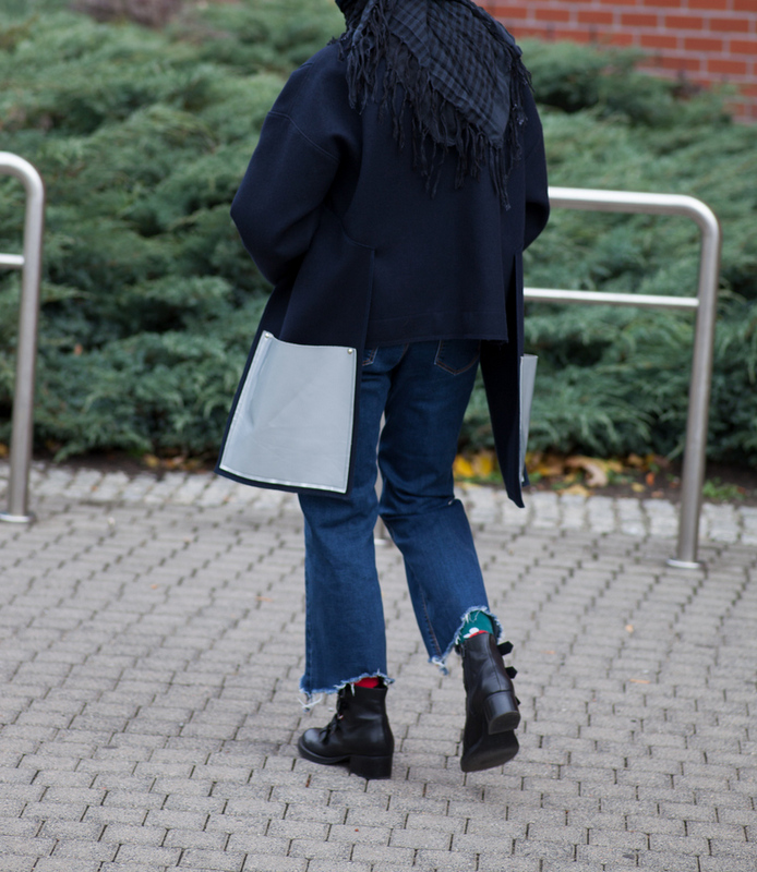 Kurtka ze skórzanymi kieszeniami 3