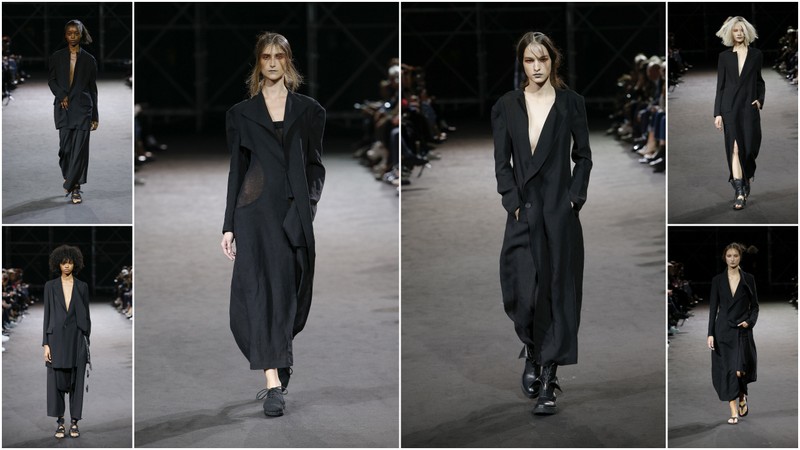 Kolekcja Yohji Yamamoto wiosna 2019