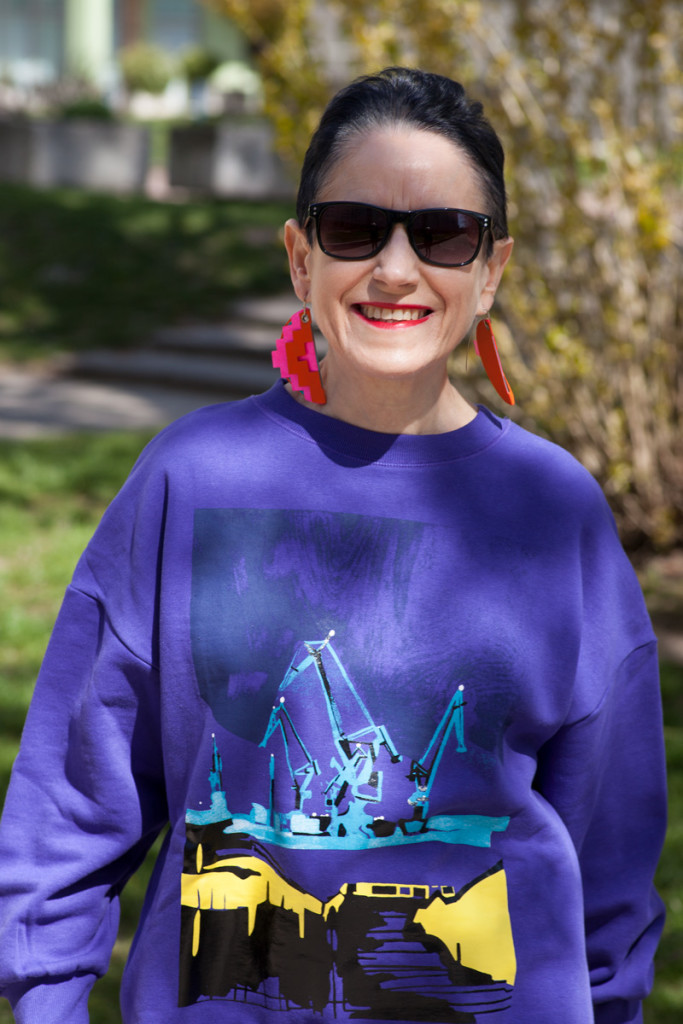 Kolczyki Gray Flamingo 2