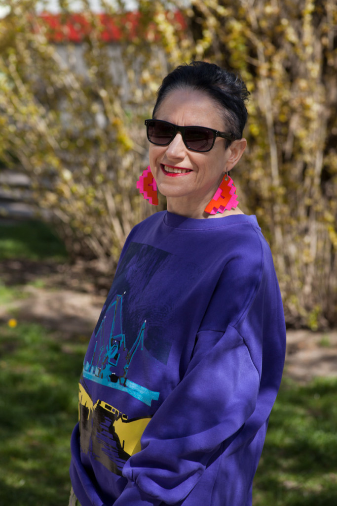 Kolczyki Gray Flamingo