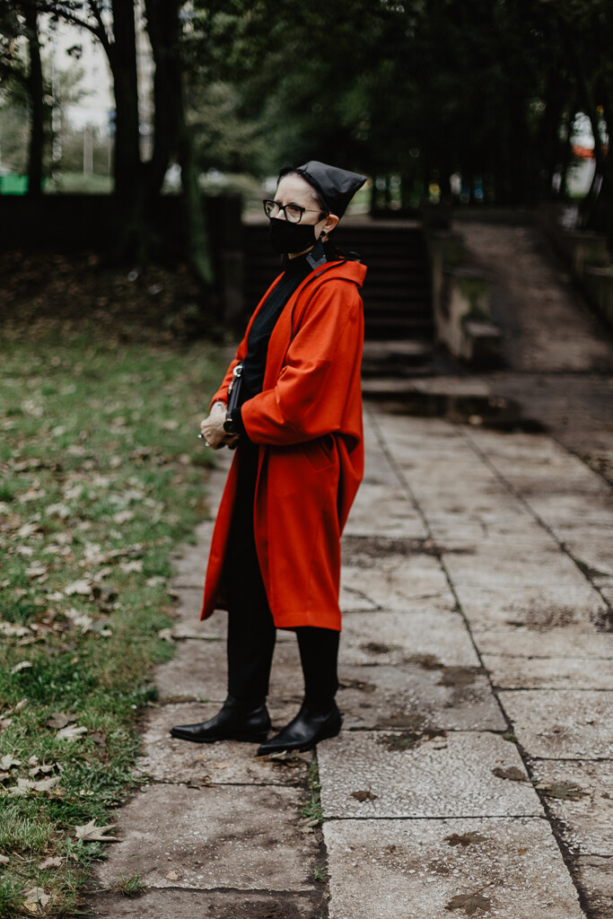 Skórzana chustka Zara3