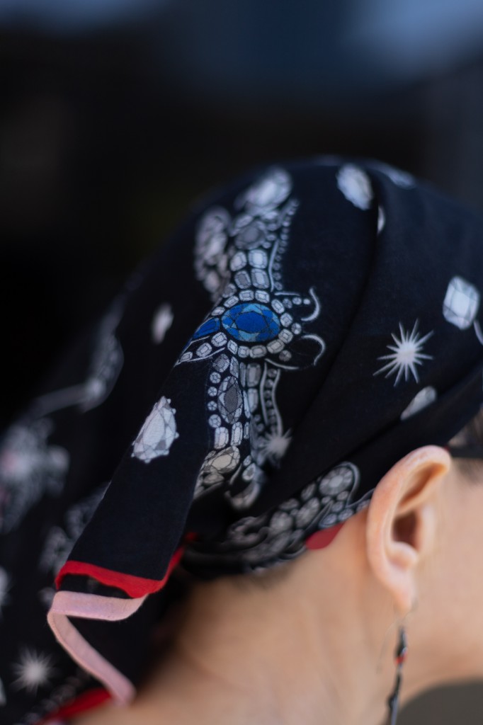 Chustka na głowę Alexander McQueen